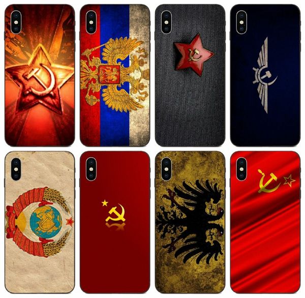 

tongtrade] retro russian flag case for iphone 11 pro x xs max xr 8s 7s 6s plus samsung a3 s10 honor 10 20 lite sony xperia xa1 fashion case