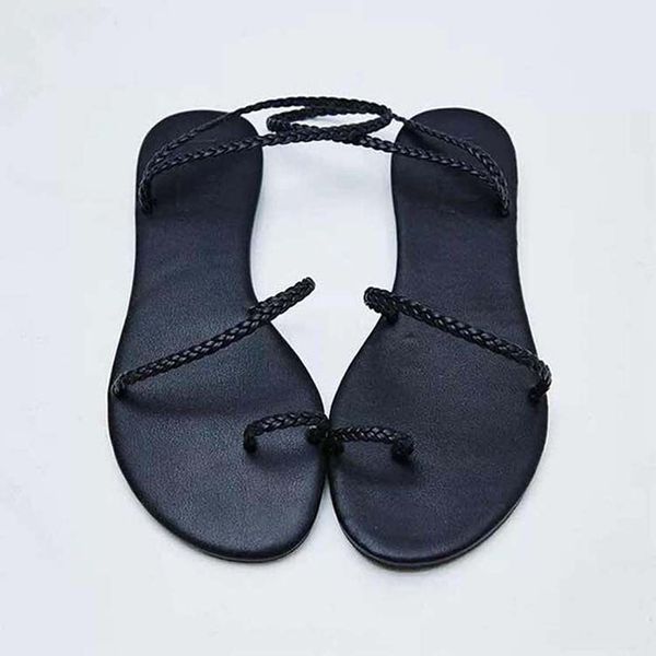 

women shoes sandals heels sandals slippers huaraches flip flops loafers shoe for slipper bag05 pl1180, Black
