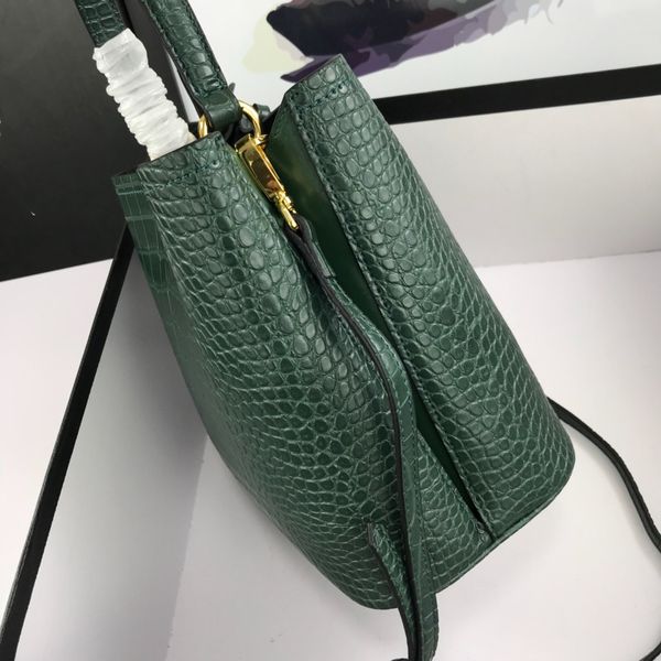 

роскошные alligatorbucket сумка дизайнерские сумки на ремне сумки качества натуральной кожи totes женщины сумка сумки crossbody сумка кошеле