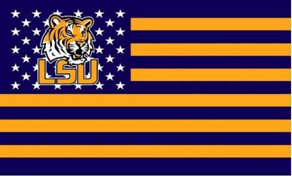 Compre Bandera De Lsu Tigers Ee Uu Raya Banner Fan Bandera De La