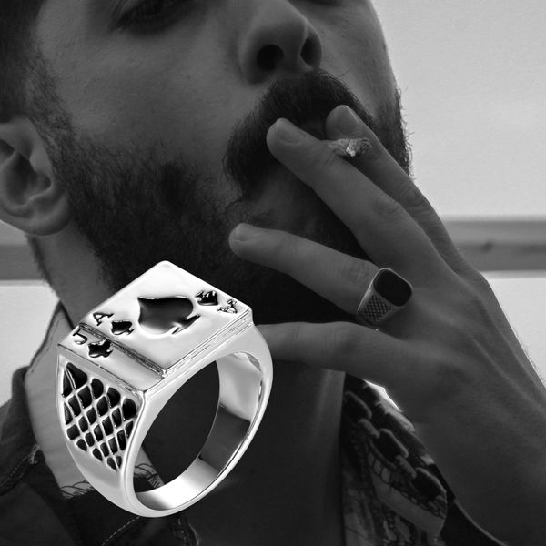 

мода hip hop star cross crown кольцо мужчины аксессуары vintage punk rock big байкер перстень antique silver тибетские ювелирные изделия