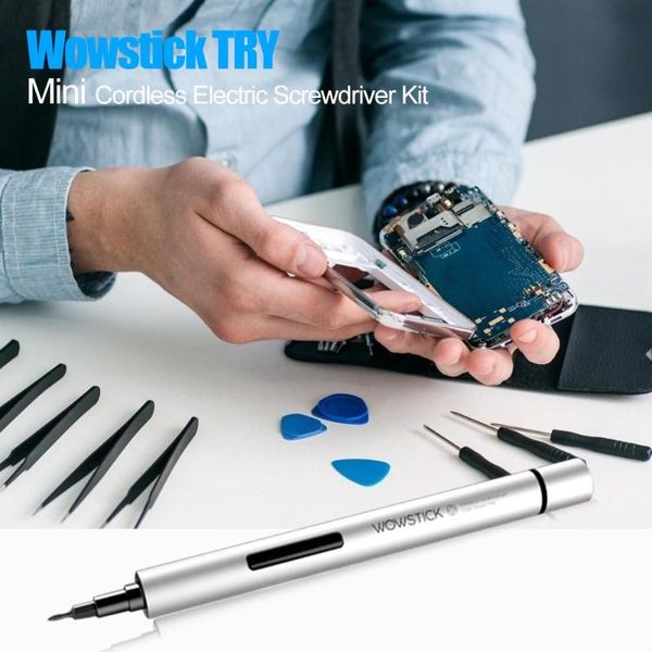 

portable mini s2 electric screwdriver kit manual automatic phone maintenance tool alloy rechargeable cordless disassembly repair