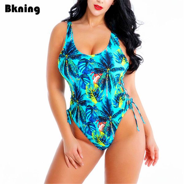 

6xl 5xl 4xl 3xl 2xl swimsuit large size plus swimwear one piece bathing suit for woman fat big breast monokini string tree print, White;black