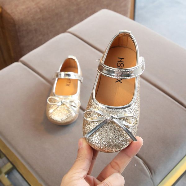 

muqgew toddler infant kids baby girls bling sequins single dance princess baby schoenen children's shoes sandals booties 2019, Black