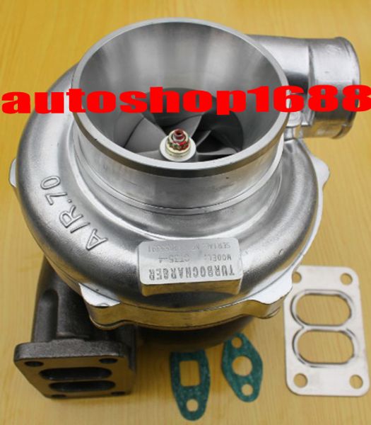 

gt35 t3 flange turbocharger compressor a/r .70 turbine a/r .82 oil and water cooled 4 bolts turbo