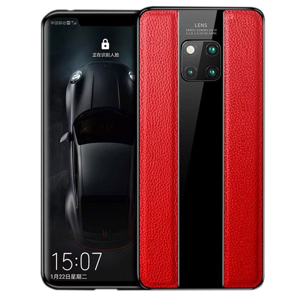 

Для Huawei P30 P30Pro P20 Чехол Роскошный Дизайн Кожа Кожа PU Силиконовый ТПУ Мягкая Крышка