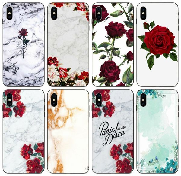 

[tongtrade] red rose marble unique case for iphone 11 pro max x xr xs 8 7 6s 5s plus galaxy a90 a9s alpha g850 huawei v20 htc one m10 case