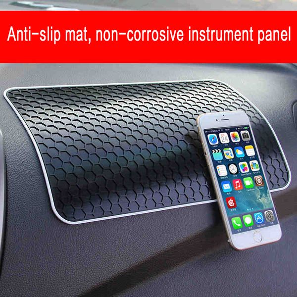 

mo fan new large honeycomb car anti-skid pad car slip pad large size mobile phone mat supplies