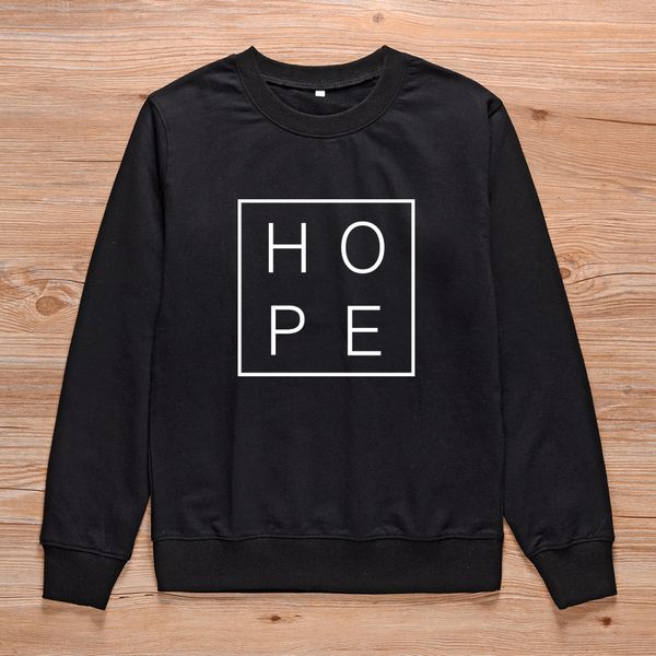 

onseme women sweatshirt faith hope love graphic crewneck pullovers christian sweatshirts feminist streetwear aesthetic hoodies, Black
