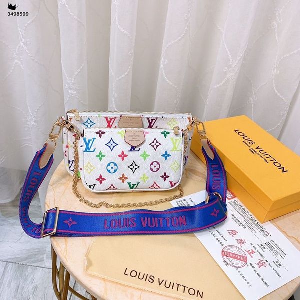 

brand new women's bag european and american fashion designers shoulder bag leather fashion lady crossbody bag 3-piece set 533