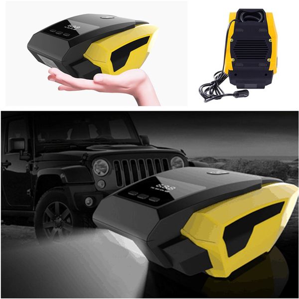 

12v automobile tire fast inflator mini electric auto for trave car led digital display air compressor portable inflatable pump