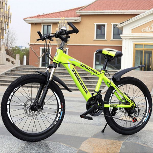 

student bicycle 24-speed two-disc brake absorber 24-inch mountain bike