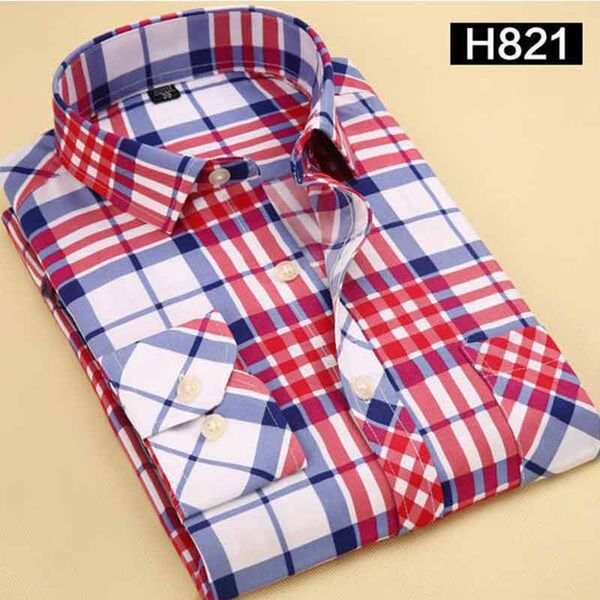 

spring new men's long-sleeved shirt dress shirt men plaid men's shirts male shirts man long sleeve chemise, White;black