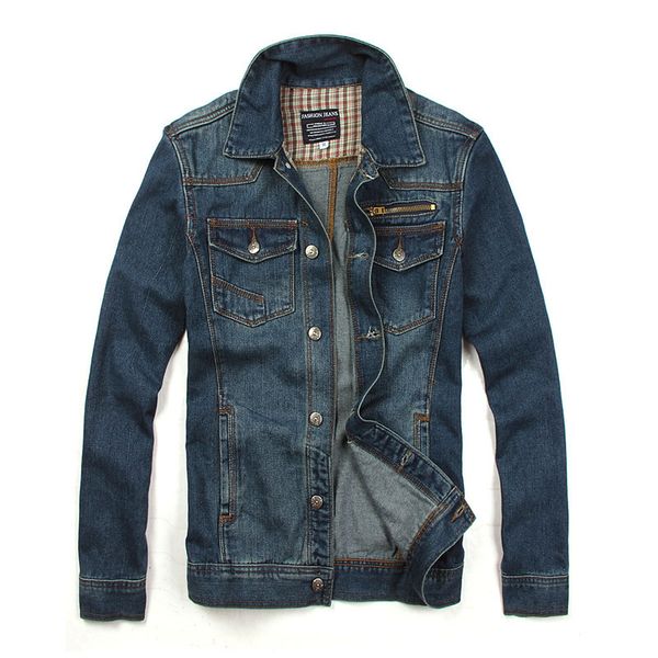 

fall-2015 new arrival denim jacket men blue jean jacket for men outdoor wear trucker jacket casual short coat for men ing, Black;brown