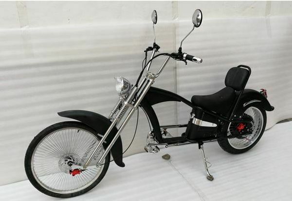 

smilo 48v/1500w fat tire electric chopper bicycle ebike scooter fast new, Silver;blue