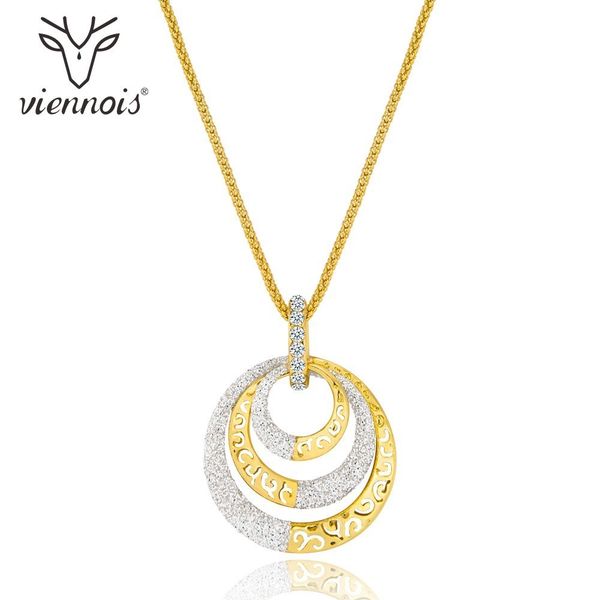 

viennois new mixed color hollow out necklace for women fashion party jewelry necklace 2018, Silver
