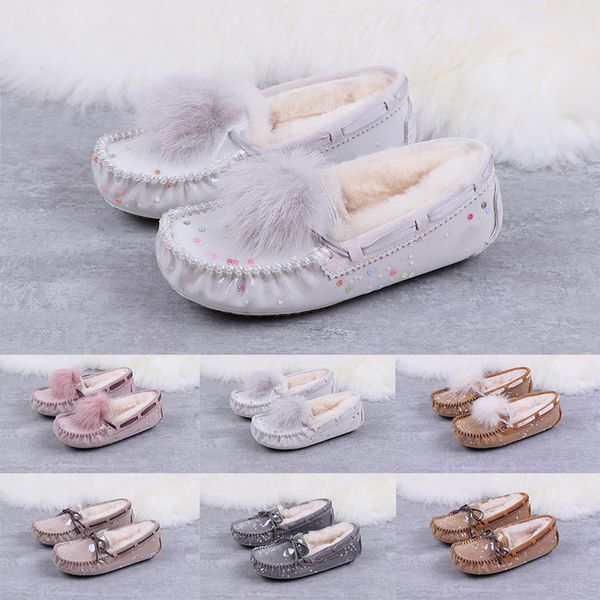 

2020 luxury winter ргд австралия горох обувь женщины дизайнер повседневная обувь каштан черный розовый серый кожа для дам размер 35-40, Black