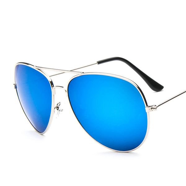 

sunglasses men metal frame sun glasses luxury vintage brand designer women eyewear blue mirror pilot lunette de soleil, White;black