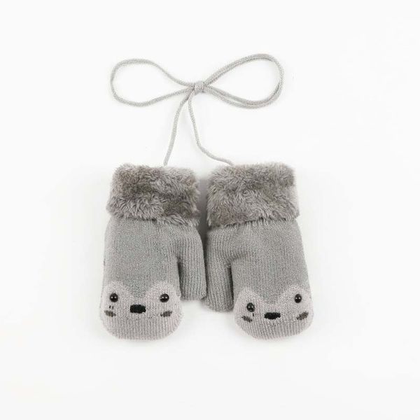 

прекрасные женщины зимние вязать шерсть толстые кашемир бархат теплые черные перчатки дамы симпатичные fingerless женщины твердые рукавицы g, Blue;gray