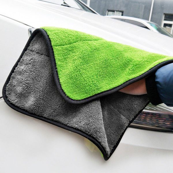 

30*30cm car wash microfiber towel car cleaning drying cloth hemming care cloth detailing wash towel