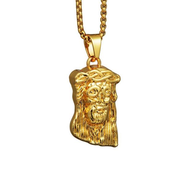 

new designer hip hop alloy jesus like necklace jewelry fashion personality exaggeration luxury jesus like pendant jewelry, Silver