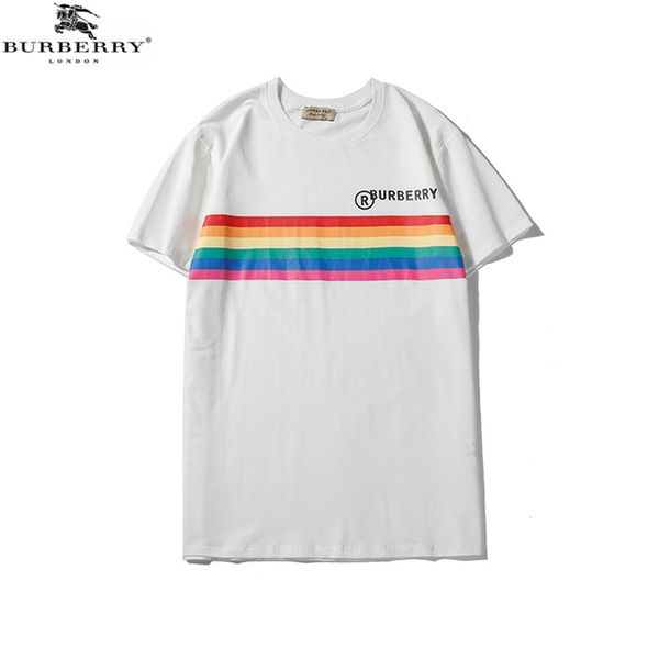 

summer short sleeve t-shirt embroidered round neck t-shirt men's casual t-shirt men's and women's short sleeve 30, White