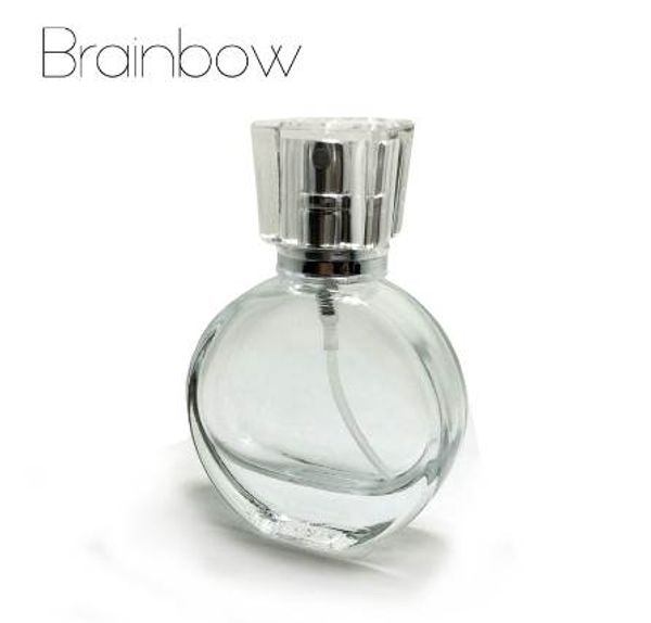 

brainbow 1pc 20ml glass empty perfume bottles atomizer spray refillable bottle spray scent case with travel size portable+funnel
