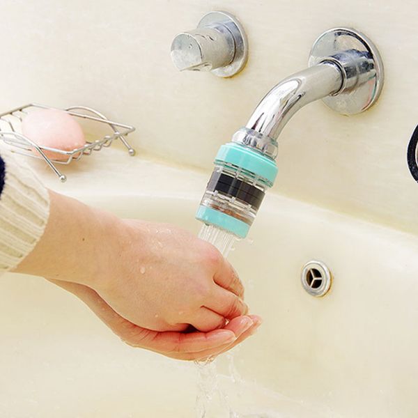 

household bathroom water saver kitchen faucet filter maifan stone magnetized water purifier tap water filter
