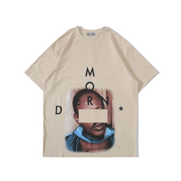 

offboy new men women designer t shirt tide brand europe america character portrait printing t-shirt hip hop loose tees tee, White;black