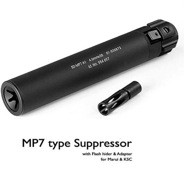 

MIC MP7A1 W/ Steel Flash Hider for airsoft BBs use Muzzle Brake model