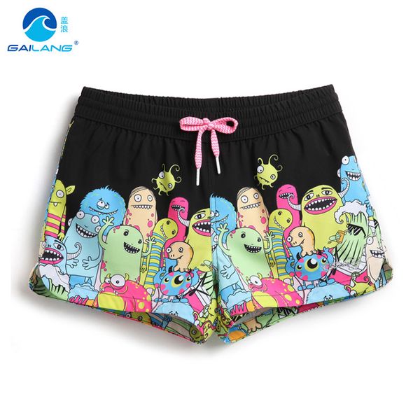 

board shorts women summer swimming shorts character woman bermudas swimsuit bathing beach surfing praia sweat joggers lady