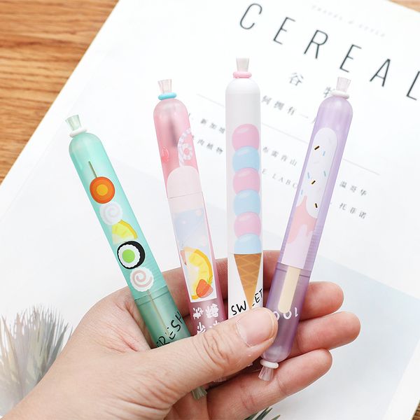 

20pcs/lot creative sausage styling gel pen 0.5mm black direct pen kawaii stationery