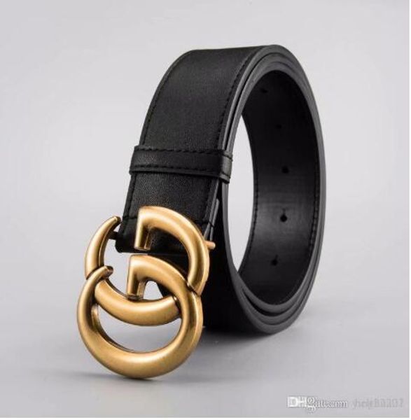 

designers business leisure genuine leather belt gucci mens smooth buckle luxury solid brand leather belt for men, Black;brown