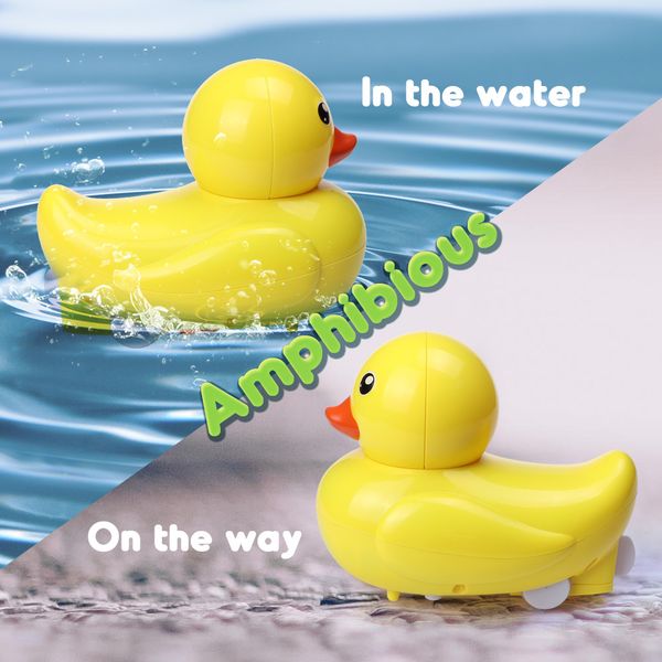 

animals 2.4g 2 function land driving 3 channels fun remote control mini rc racing boat model speedboat kid gift y200414
