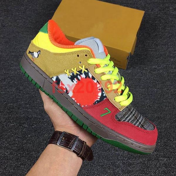 

2020 dunk sb low pro qs paris men & women running shoes what the dunk white widow roswell raygun decon trd denim sneakers 36-45