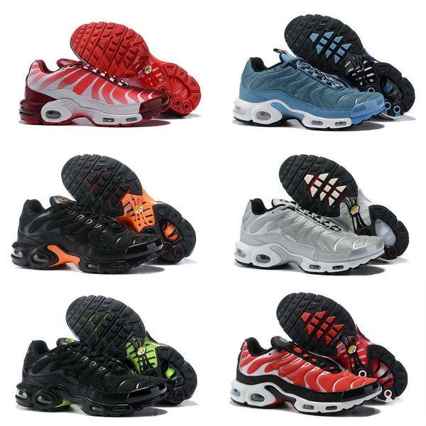 

2019new tn plus one ultra breathable sports running shoes for men trainers chaussures black red white designer sneakers size 40-45
