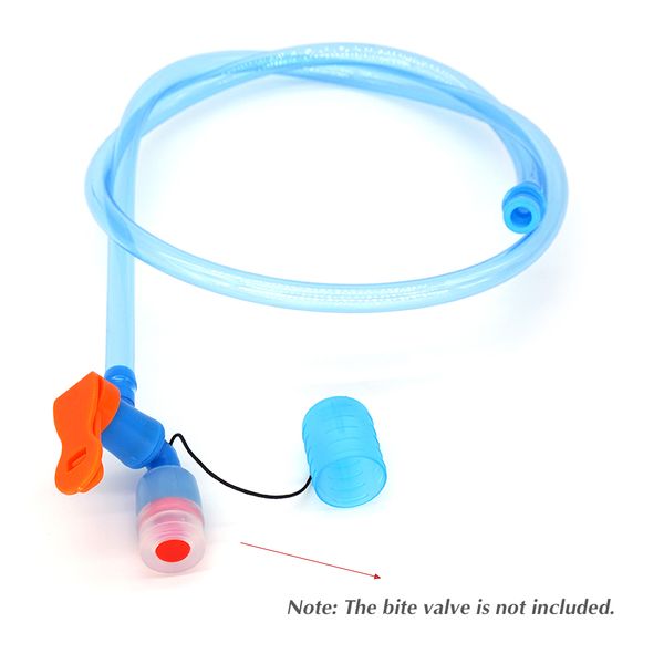 

2pcs hydration bladder tube hydration pack hose replacement pack tube clip system kit