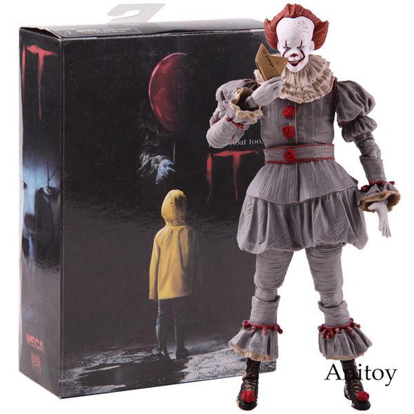

neca toys stephen king's it the clown pennywise figure pvc horror action figures collectible model toy t200106