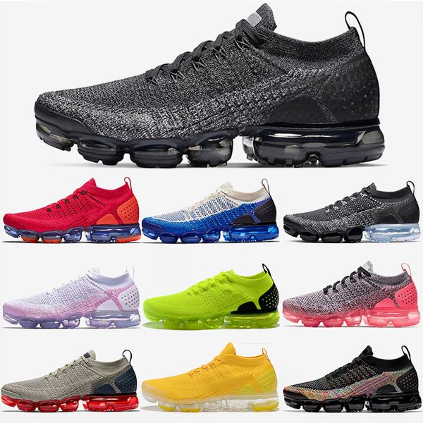 

2020 classic breathable running shoes black dark grey triple white tn 2.0 mens women luxury designer sneakers off 36-45, White;red