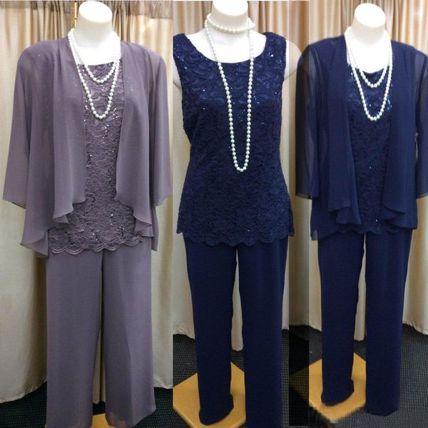 

3 три пьесы мать невесты платье костюм брюки с курткой outfit официальные вечерние кружева для свадебного мусульманскому жениха, Black;red