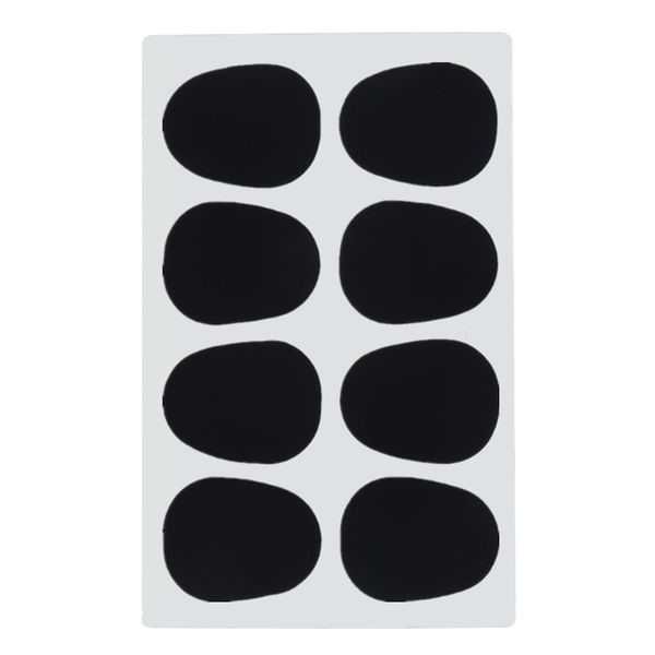 

8pcs 0.8mm cushions music mouthpiece pad accessories silicone saxophone patches round replacement black rest alto tenor small