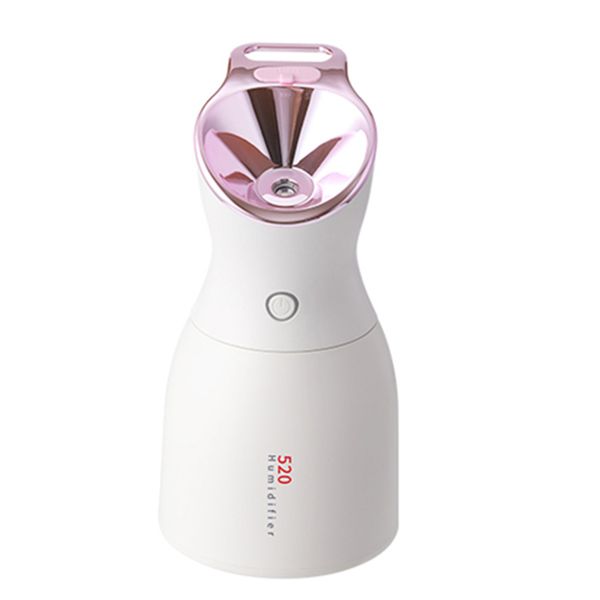 

mistique ultrasonic cool mist humidifier with purple light disinfection lamp led night light usb fan household large capacity hu