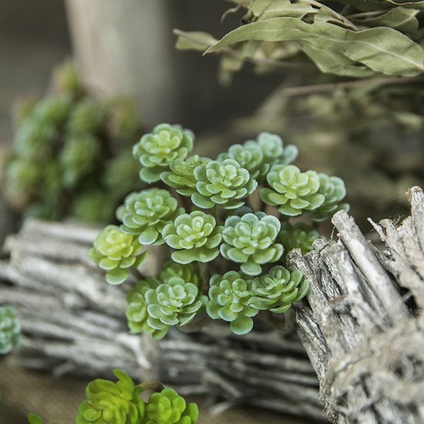 

24 heads artificial fake succulent plant lotus land rare landscape flower plants diy home garden wedding decoration