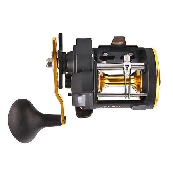 

baitcasting reels counter alarm bell fishing reel 6:1 speed ratio drum vessel trolling boat plate wheel spinning