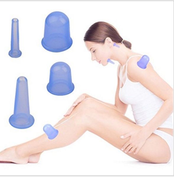 Pflege Silikonmassage Schröpfen Anti-Cellulit 4pcs/Set.