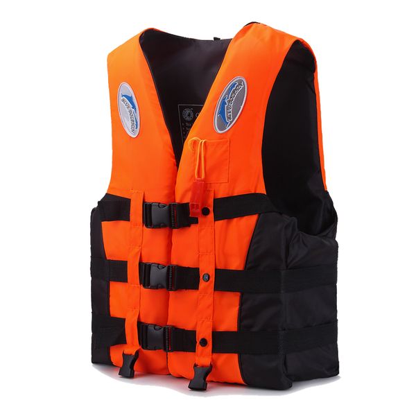 

surfing life vest lifesaving swimming boating sailing vest + whistle blue life jacket for adults and kids