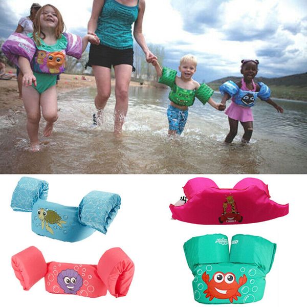 

selling summer cool toddler life jacket kids swim vest arm bands swimming buoyancy aid pool wear float safe