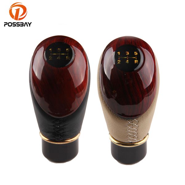 

possbay car gear shift knob handle cover for 5 speed manual transmission gear shifter