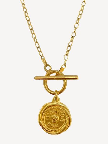 

timeless wonder retro geo portrait ot chain necklace women jewelry punk designer ins trendy gothic boho unique mix new 2542, Golden;silver