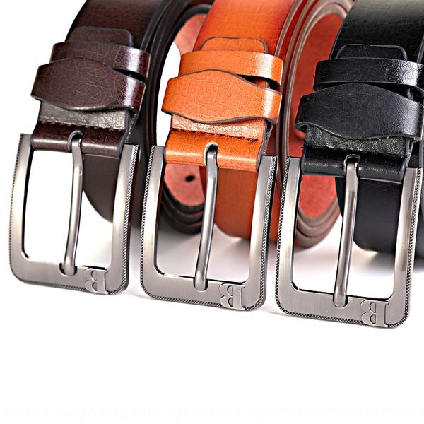 

business leisure men's pu business leisure men's belt pu belt, Black;brown